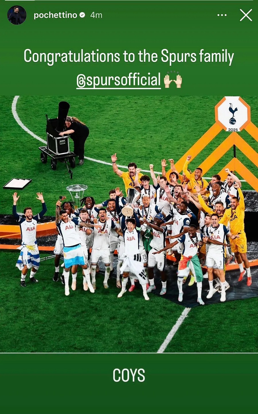 Poch congrats